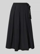 Weekend Max Mara Midirock mit Kellerfalten Modell 'FOLK' in Black, Grö...