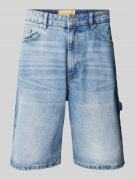 REVIEW Baggy Fit Jeans Shorts im 5-Pocket-Design - Jorts in Blau, Größ...