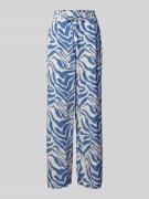 Christian Berg Woman Stoffhose mit Tunnelzug in Hellblau, Größe 36