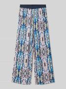 s.Oliver RED LABEL Weite Hose aus satinierter Viskose in Lavender, Grö...