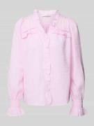 A-view Regular Fit Hemdbluse mit verdeckter Knopfleiste Modell 'Sonja'...