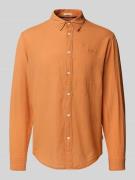 Pepe Jeans Regular Fit Freizeithemd Leinen-Baumwoll-Mix Modell 'ARNAU'...