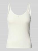 Vero Moda Regular Fit Top aus reiner Baumwolle Modell 'LISA' in Weiss,...