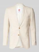 CG - Club of Gents Regular Fit Sakko aus Leinen-Mix mit Woll-Anteil Mo...