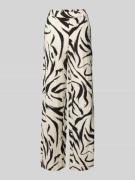 Vila Loose Fit Stoffhose mit Strukturmuster Modell 'CLO' in Offwhite, ...
