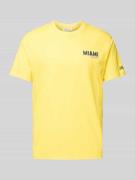 MC2 Saint Barth T-Shirt mit Statement-Print in GELB, Größe XL