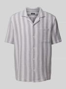 MCNEAL Freizeithemd mit Reverskragen in Mittelgrau, Größe L