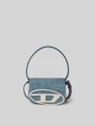 Diesel Shoulder Bag mit Leder-Anteil in Jeansblau, Größe 1