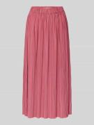Samsøe Samsøe Midirock mit Plisseefalten Modell 'UMA' in Rose, Größe X...