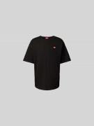 Diesel T-Shirt mit Label-Print in Black, Größe L