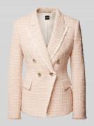 BOSS Blazer mit Strukturmuster Modell 'Jia' in Hellrosa, Größe 42