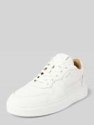 PS Poelman Ledersneaker mit Label-Detail Modell 'Enzo' in Weiss, Größe...