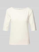 OPUS T-Shirt mit 1/2-Ärmel in Offwhite, Größe 38