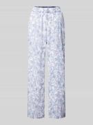 Pepe Jeans Wide Leg Leinenhose mit elastischem Bund Modell 'DUANA' in ...