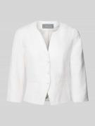 WHITE LABEL Blazer mit Leistentaschen in Offwhite, Größe 38