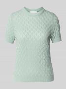 Jake*s Collection Strickpullover mit kurzärmeligem Design in Lagune, G...