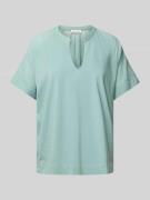 Marc O'Polo Relaxed Fit Blusenshirt aus reiner Baumwolle in Mint, Größ...