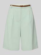 Christian Berg Woman Bermudas mit Eingrifftaschen und Gürtel in Mint, ...