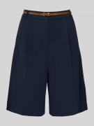 Christian Berg Woman Bermudas mit Eingrifftaschen und Gürtel in Dunkel...