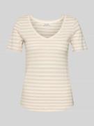 Marc O'Polo Regular Fit T-Shirt aus Slub Jersey in Sand, Größe XS