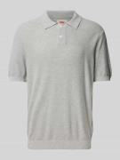 Levi's® Regular Fit Poloshirt aus Baumwoll-Mix mit Leinen-Anteil in Si...