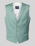 MCNEAL Slim Fit Weste mit Leinen-Anteil in Gruen, Größe 46
