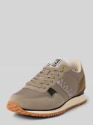 Napapijri Sneaker mit Schnürung und Label-Detail in Beige, Größe 40