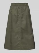 Christian Berg Woman Midirock mit elastischem Bund und Eingrifftaschen...