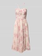 Laona Cocktailkleid mit Plisseefalten in Rose, Größe 38