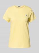 Polo Ralph Lauren T-Shirt mit Label-Stitching in GELB, Größe XS