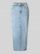 Vila Jeansrock mit Gehschlitz Modell 'JAF' in Jeansblau, Größe 38