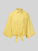 Christian Berg Woman Relaxed Fit Bluse mit 3/4-Arm in Senf, Größe 46