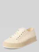 Tamaris Sneaker mit Schnürverschluss in Offwhite, Größe 36