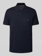 Christian Berg Men Poloshirt mit Logo-Stitching in Marine, Größe XL