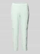 TONI Slim Fit Jogpants mit verkürztem Schnitt Modell 'Sue' in Hellgrue...