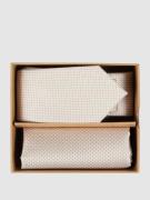 Prince Bowtie Krawatte und Einstecktuch im Set aus reiner Seide in San...