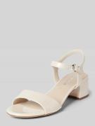 Tamaris Sandalette mit Blockabsatz in Beige, Größe 36