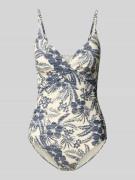 Barts Badeanzug mit Knoten-Detail Modell 'TUALA' in Offwhite, Größe 38