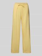 FREE/QUENT Straight Leg Leinenhose mit Eingrifftaschen Modell 'Lava' i...