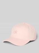 CK Calvin Klein Basecap aus Leinen-Mix in Rose, Größe 1