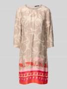 Betty Barclay Knielanges Kleid mit 3/4-Arm in Taupe, Größe 40