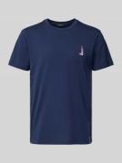 Zeybra T-Shirt mit Motiv-Stitching in Marine, Größe L