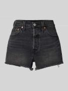 Levi's® Mom Fit Jeansshorts im 5-Pocket-Design in Black, Größe 30