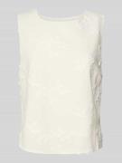 Apricot Regular Fit Blusentop aus Viskose-Mix mit Leinen-Anteil in Off...