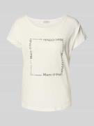 Marc O'Polo Relaxed Fit T-Shirt aus reiner Baumwolle in Weiss, Größe M