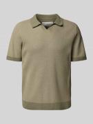 Jack & Jones Premium Regular Fit Poloshirt mit V-Ausschnitt Modell 'CE...