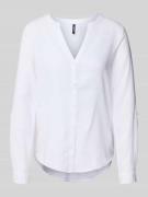 Vero Moda Regular Fit Langarmbluse aus Leinen-Viskose-Mix Modell 'LINN...