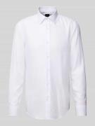 BOSS Slim Fit Business-Hemd mit Kentkragen in Weiss, Größe 42