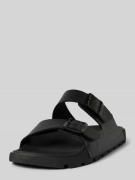 BOSS Sandalette mit Label-Details Modell 'Surfley' in Black, Größe 43
