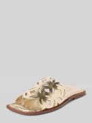 Marc Cain Bags & Shoes Slides mit leicht strukturierter Sohle in Kupfe...